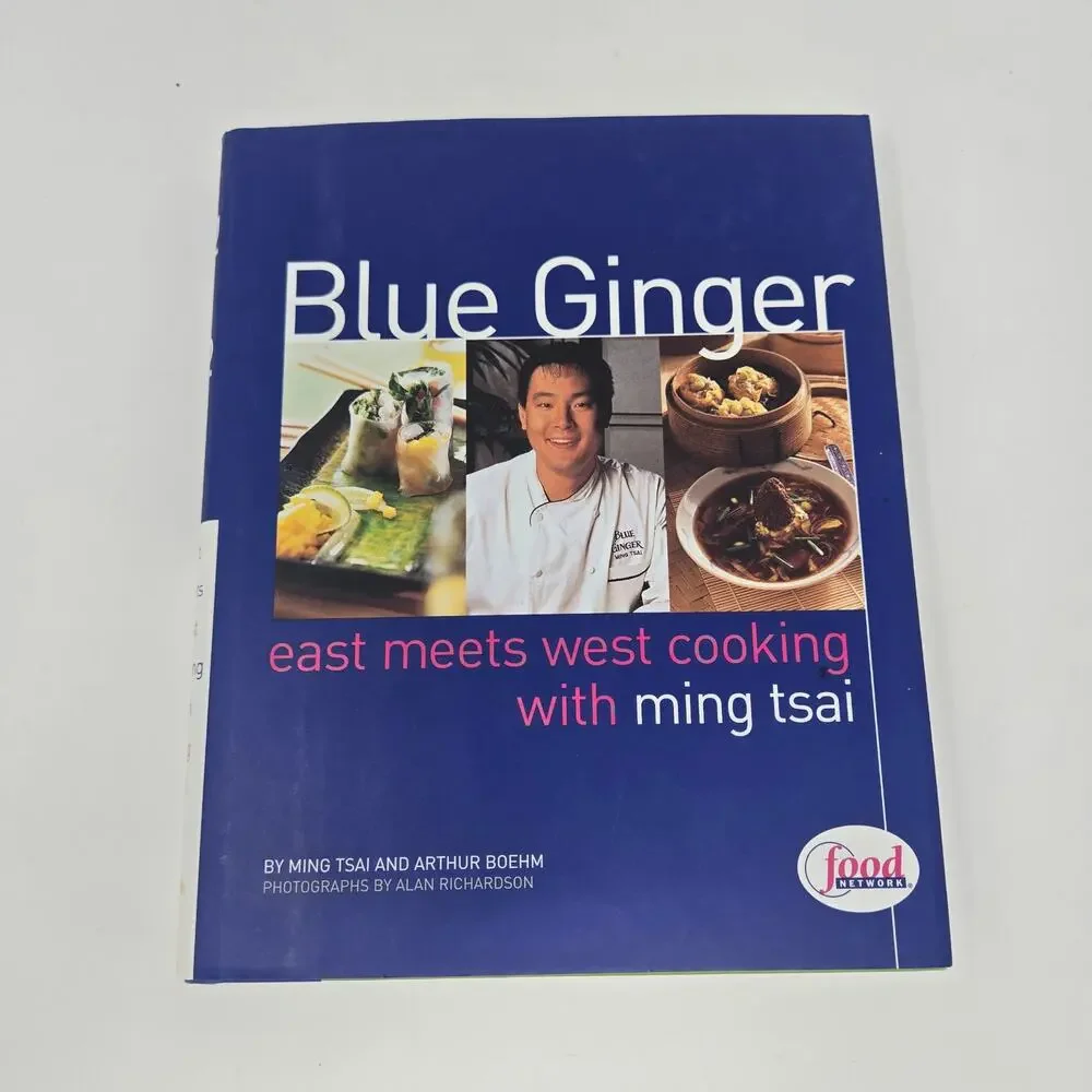 Blue Ginger East Meets West Cooking with Ming Tsai cookbook hardcover